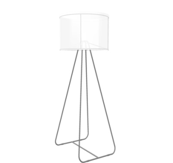 现代金属落地灯su模型