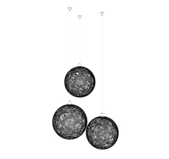 北欧金属落地灯su模型