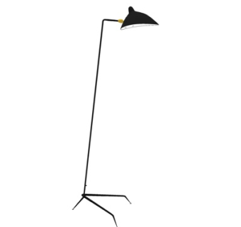 现代金属落地灯su模型