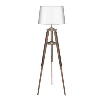 现代实木落地灯su模型