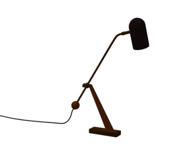 现代金属台灯su模型