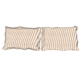 现代条纹布艺枕头su模型