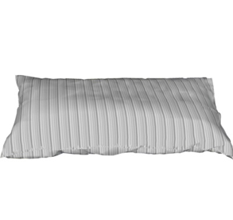 现代布艺枕头su模型