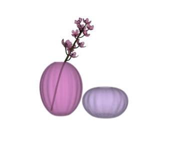 现代花瓶花卉su模型