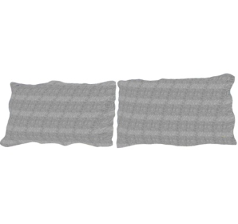 现代布艺枕头su模型