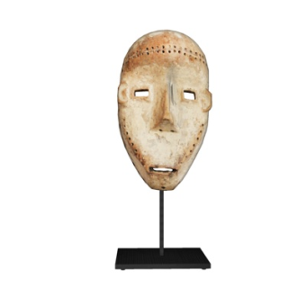 现代铁艺面具摆件su模型