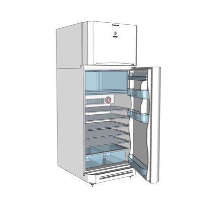 现代冰箱su模型