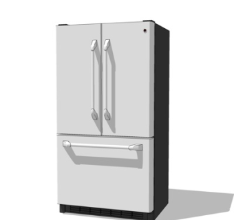现代冰箱su模型