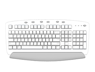 现代键盘su模型