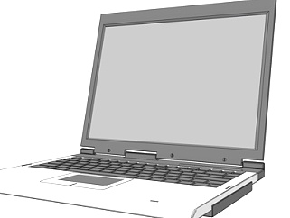 现代笔记本电脑su模型