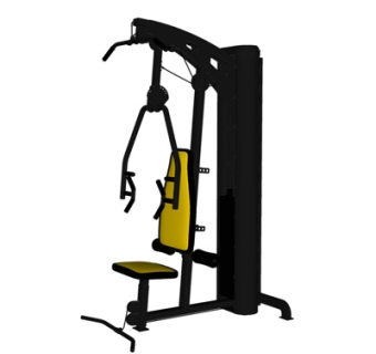 现代健身设备su模型