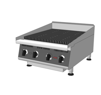 现代烧烤机su模型