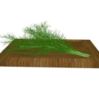 现代实木砧板su模型