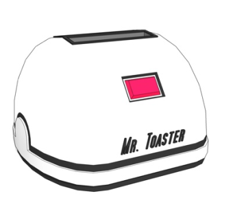 现代烤面包机su模型