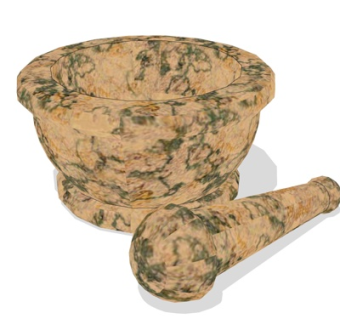 现代捣药罐su模型