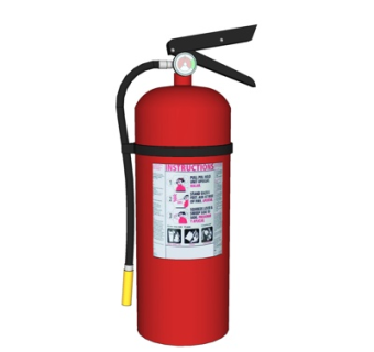 现代干粉灭火器su模型