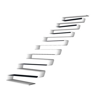 现代楼梯su模型