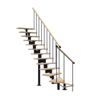 现代楼梯su模型