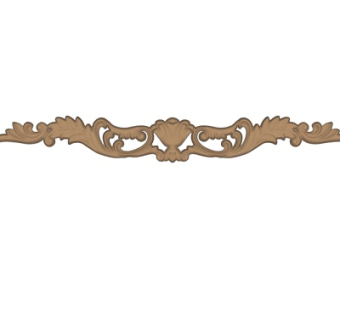 欧式雕花su模型