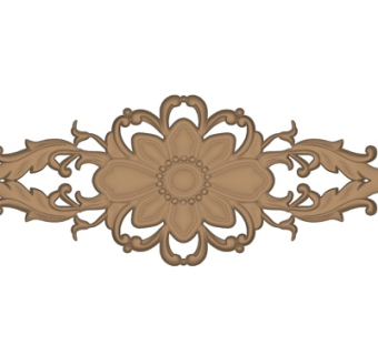 欧式雕刻雕花su模型