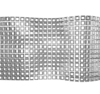 现代金属景观墙su模型