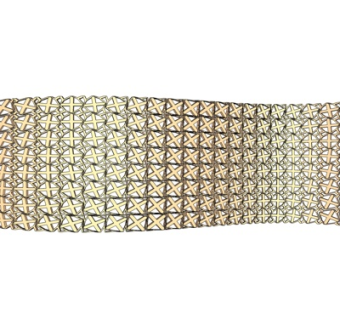 现代金属景观墙su模型