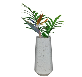 现代花瓶花卉su模型