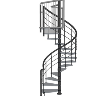 现代楼梯su模型