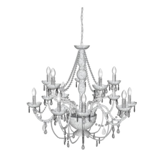 现代金属吊灯su模型