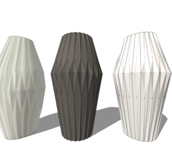 现代陶瓷花瓶su模型