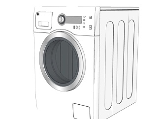 现代<em>滚筒洗衣机</em>su模型