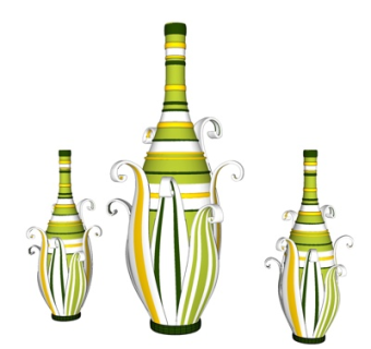 欧式陶瓷花瓶su模型