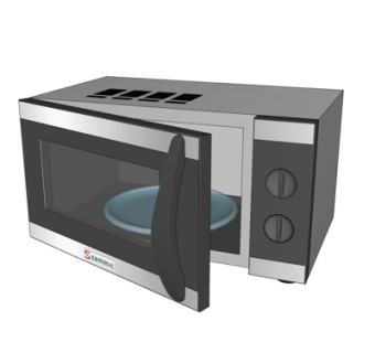 现代微波炉su模型