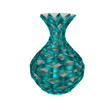 现代水晶花瓶su模型