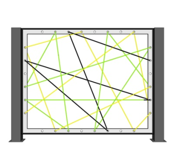 现代铁艺护栏su模型