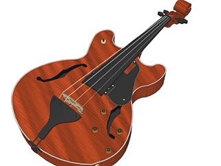 现代大提琴su模型