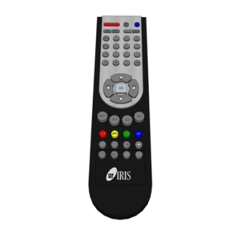 现代电视遥控器su模型