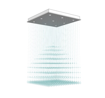 现代水晶吊灯su模型