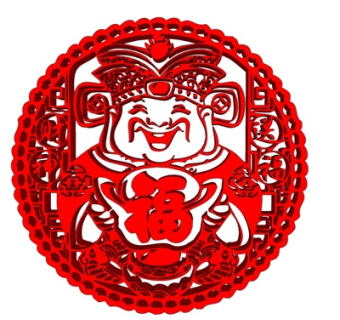 中式雕花贴画su模型