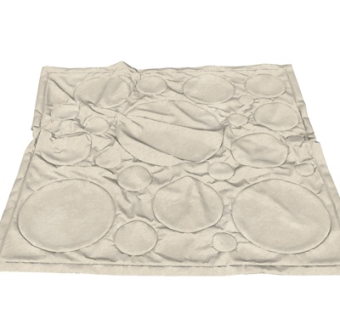 现代布艺地毯su模型