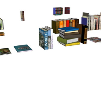 现代书籍组合su模型