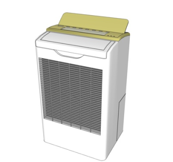 现代烘干机su模型