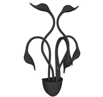 现代金属花朵壁灯su模型