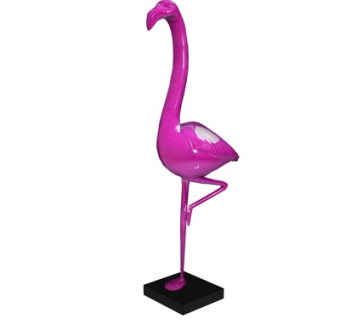 现代鸟类雕塑摆件su模型