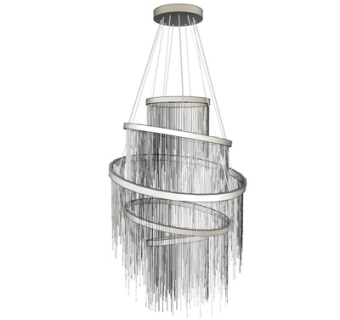 现代水晶吊灯su模型