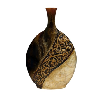 中式雕花石制花瓶su模型