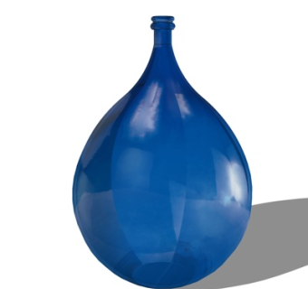 现代玻璃花瓶su模型