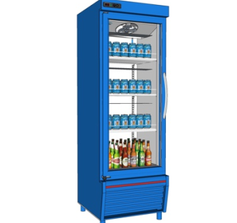 现代商场冰柜su模型