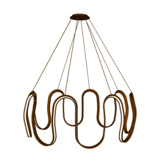 现代金属吊灯su模型