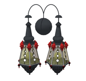 工业风金属壁灯su模型